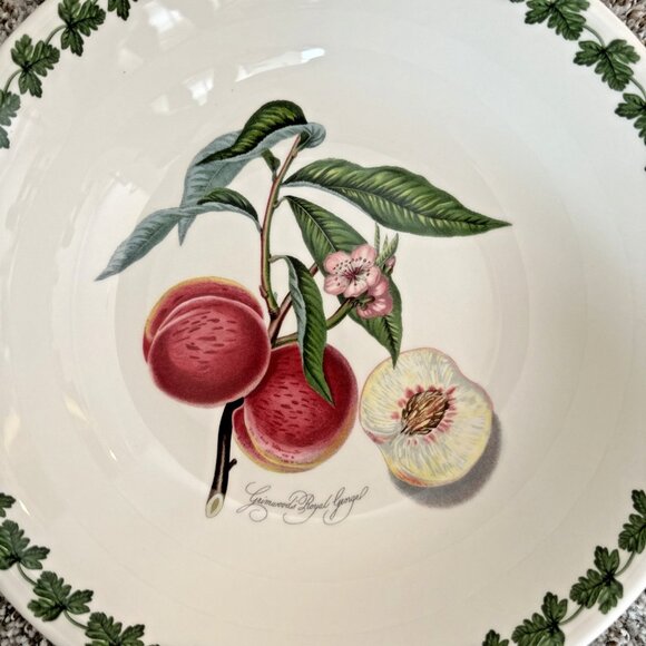 Portmeirion Pomona 1982 Ceramic Serving Bowl 10.5" Royal George Peach ENGLAND - Picture 2 of 6